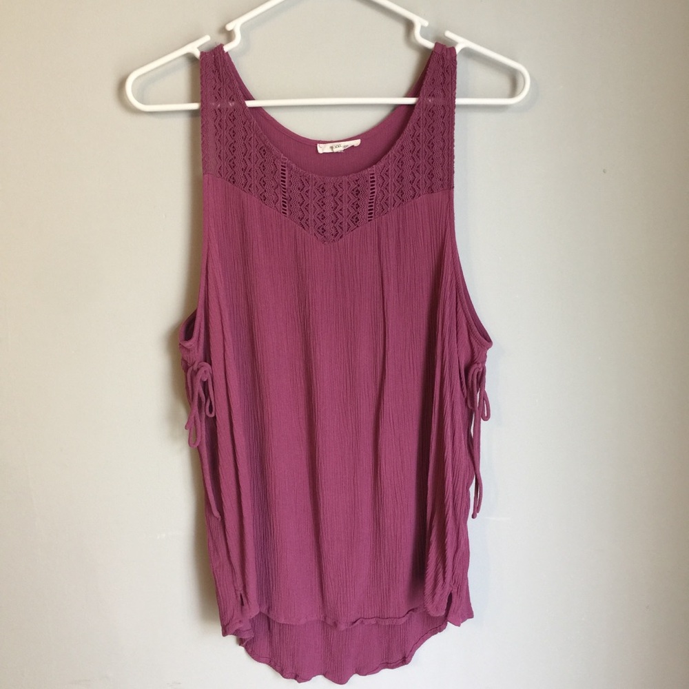 Maurices Maroon Tank Top XXL